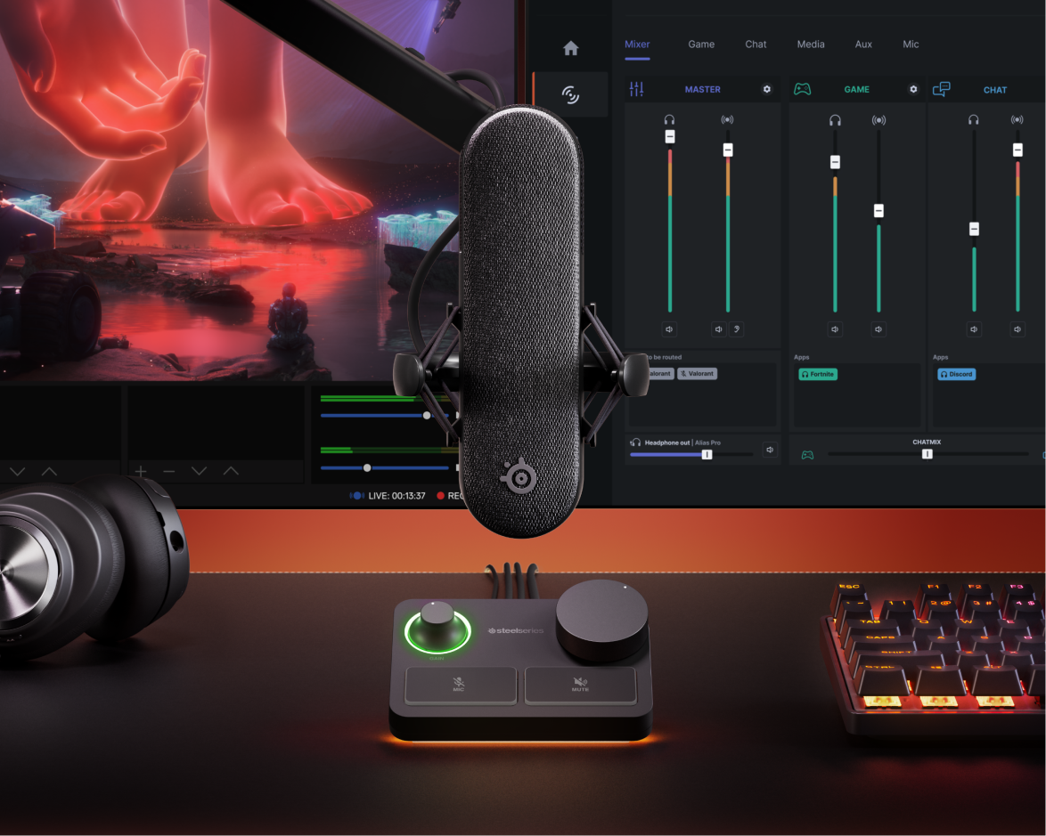 SteelSeries Alias Pro Premium Gaming Microphone
