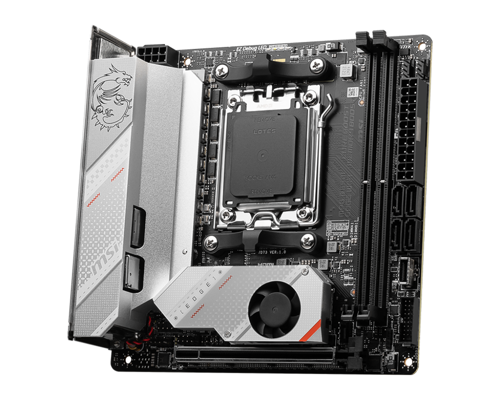 MSI MPG B650I EDGE WIFI Gaming Motherboard - AM5 - Mini ITX - Ryzen 7 Processor Supported - 64 GB DDR5 RAM
