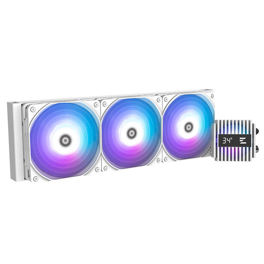 Zalman Alpha2 36 ARGB White Liquid Cooler - Triple 120mm Fan